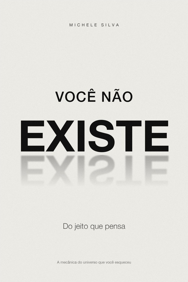 Capa em português do livro Você Não Existe